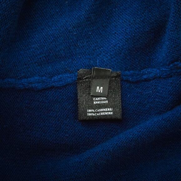 Robert Rodriguez Size Medium M Blue Black Lace Trim Button Front Down 3/4 Sleeve - Picture 4 of 6